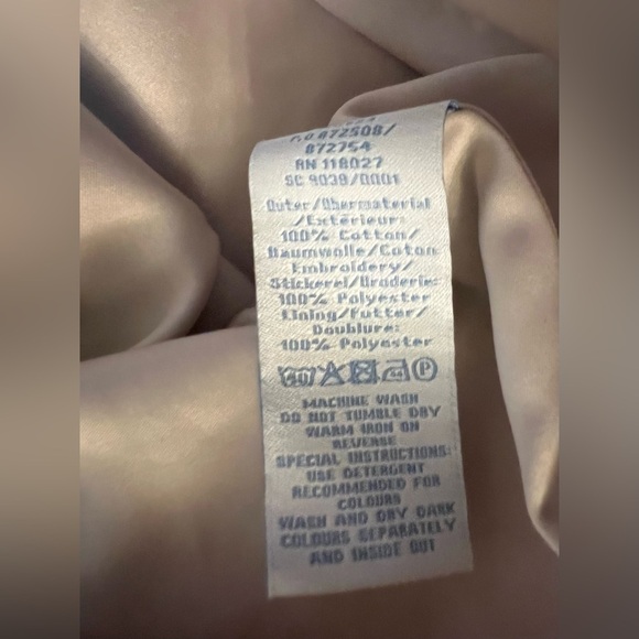 Boden Women's Size US 6 Petite Skirt Textured Embroidered Pink Diamond ALine B38 - Picture 5 of 7